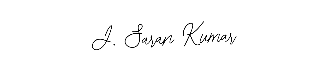 Use a signature maker to create a handwritten signature online. With this signature software, you can design (Bearetta-2O07w) your own signature for name J. Saran Kumar. J. Saran Kumar signature style 12 images and pictures png