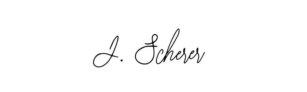 How to make J. Scherer signature? Bearetta-2O07w is a professional autograph style. Create handwritten signature for J. Scherer name. J. Scherer signature style 12 images and pictures png