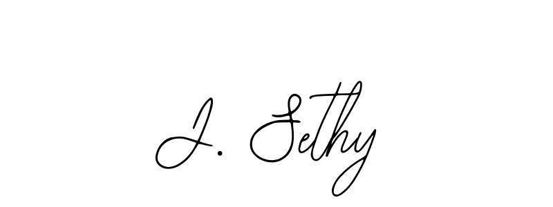 How to make J. Sethy signature? Bearetta-2O07w is a professional autograph style. Create handwritten signature for J. Sethy name. J. Sethy signature style 12 images and pictures png