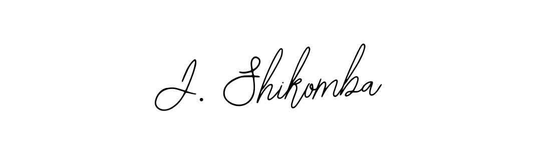 You should practise on your own different ways (Bearetta-2O07w) to write your name (J. Shikomba) in signature. don't let someone else do it for you. J. Shikomba signature style 12 images and pictures png