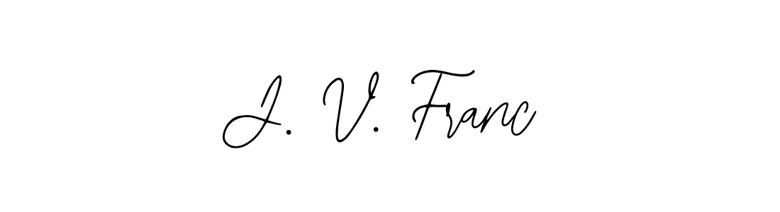 How to make J. V. Franc signature? Bearetta-2O07w is a professional autograph style. Create handwritten signature for J. V. Franc name. J. V. Franc signature style 12 images and pictures png