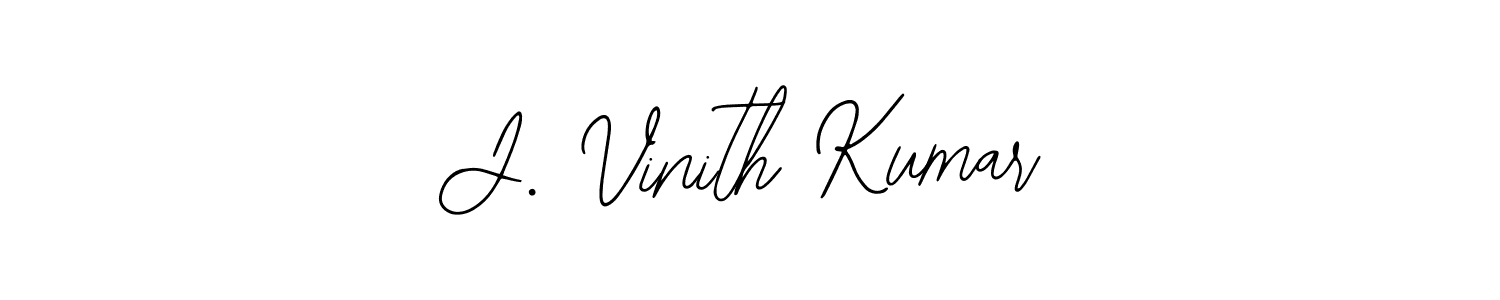 The best way (Bearetta-2O07w) to make a short signature is to pick only two or three words in your name. The name J. Vinith Kumar include a total of six letters. For converting this name. J. Vinith Kumar signature style 12 images and pictures png