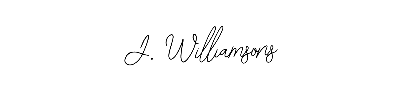 You can use this online signature creator to create a handwritten signature for the name J. Williamsons. This is the best online autograph maker. J. Williamsons signature style 12 images and pictures png