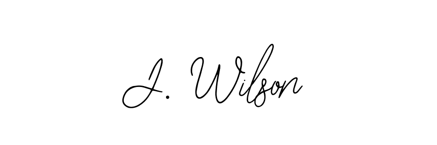 Similarly Bearetta-2O07w is the best handwritten signature design. Signature creator online .You can use it as an online autograph creator for name J. Wilson. J. Wilson signature style 12 images and pictures png