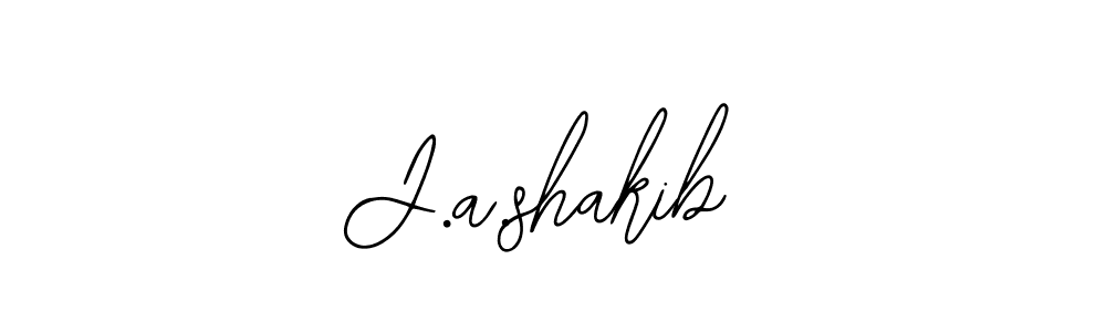 It looks lik you need a new signature style for name J.a.shakib. Design unique handwritten (Bearetta-2O07w) signature with our free signature maker in just a few clicks. J.a.shakib signature style 12 images and pictures png