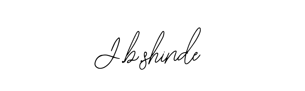 Create a beautiful signature design for name J.b.shinde. With this signature (Bearetta-2O07w) fonts, you can make a handwritten signature for free. J.b.shinde signature style 12 images and pictures png