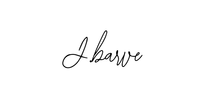 How to make J.barve name signature. Use Bearetta-2O07w style for creating short signs online. This is the latest handwritten sign. J.barve signature style 12 images and pictures png