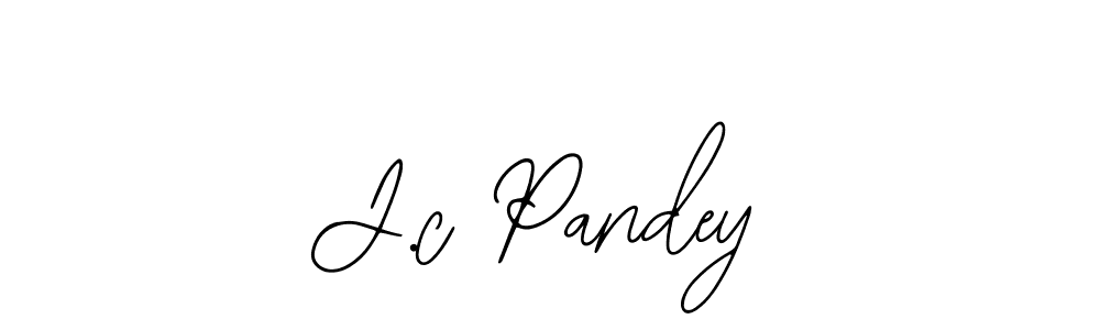 Make a beautiful signature design for name J.c Pandey. Use this online signature maker to create a handwritten signature for free. J.c Pandey signature style 12 images and pictures png