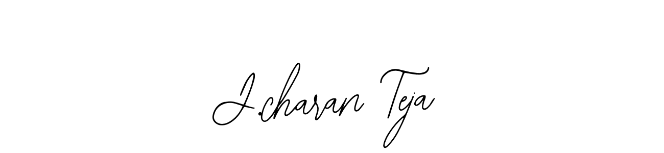 How to Draw J.charan Teja signature style? Bearetta-2O07w is a latest design signature styles for name J.charan Teja. J.charan Teja signature style 12 images and pictures png