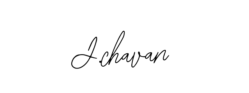 Make a beautiful signature design for name J.chavan. With this signature (Bearetta-2O07w) style, you can create a handwritten signature for free. J.chavan signature style 12 images and pictures png