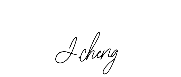 Also we have J.cheng name is the best signature style. Create professional handwritten signature collection using Bearetta-2O07w autograph style. J.cheng signature style 12 images and pictures png