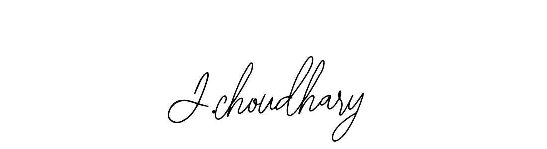 Make a beautiful signature design for name J.choudhary. With this signature (Bearetta-2O07w) style, you can create a handwritten signature for free. J.choudhary signature style 12 images and pictures png