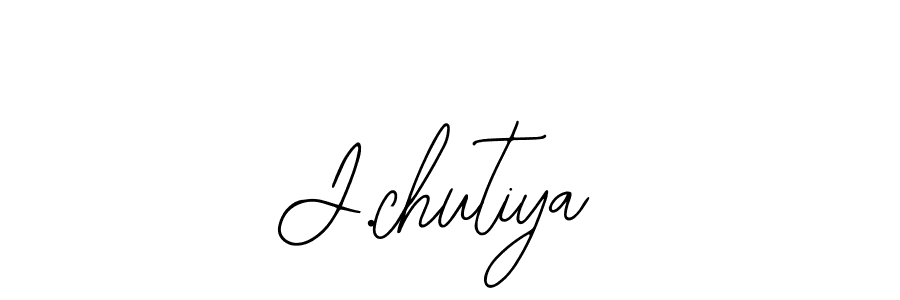 Use a signature maker to create a handwritten signature online. With this signature software, you can design (Bearetta-2O07w) your own signature for name J.chutiya. J.chutiya signature style 12 images and pictures png