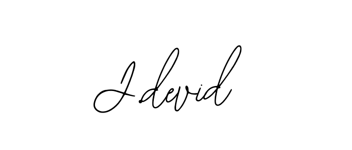 J.devid stylish signature style. Best Handwritten Sign (Bearetta-2O07w) for my name. Handwritten Signature Collection Ideas for my name J.devid. J.devid signature style 12 images and pictures png