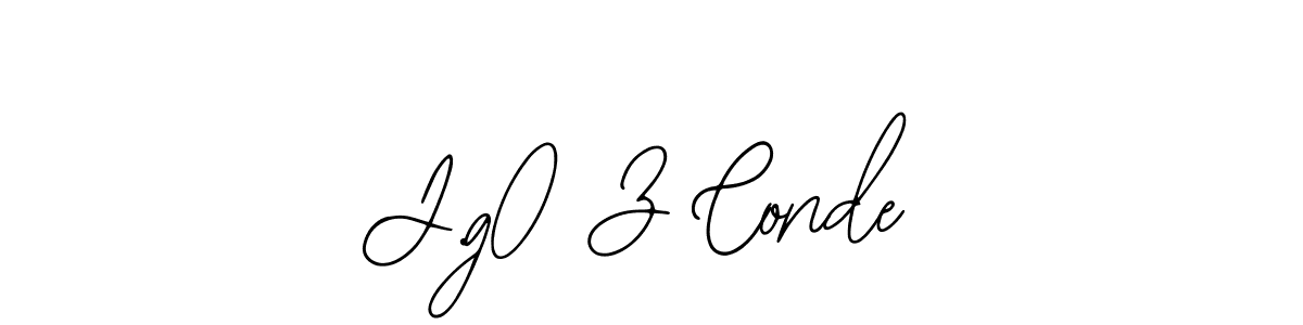 How to Draw J.g0 Z Conde signature style? Bearetta-2O07w is a latest design signature styles for name J.g0 Z Conde. J.g0 Z Conde signature style 12 images and pictures png