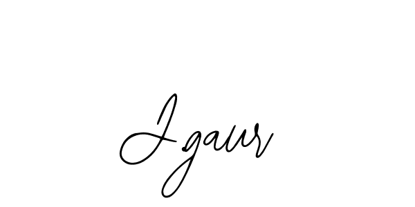 The best way (Bearetta-2O07w) to make a short signature is to pick only two or three words in your name. The name J.gaur include a total of six letters. For converting this name. J.gaur signature style 12 images and pictures png