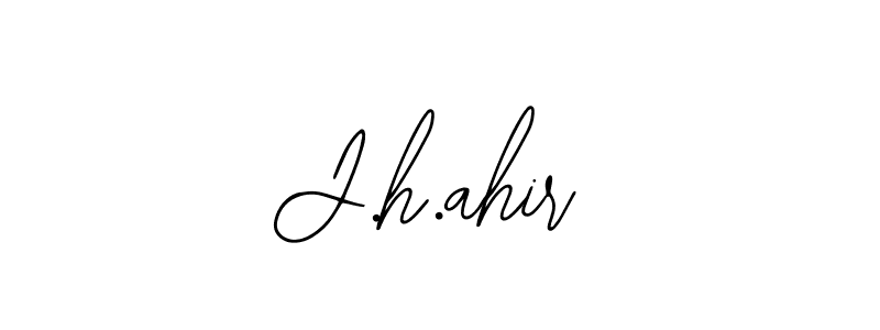 Make a short J.h.ahir signature style. Manage your documents anywhere anytime using Bearetta-2O07w. Create and add eSignatures, submit forms, share and send files easily. J.h.ahir signature style 12 images and pictures png