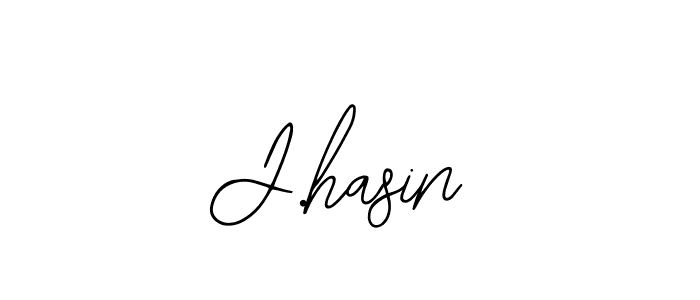 Use a signature maker to create a handwritten signature online. With this signature software, you can design (Bearetta-2O07w) your own signature for name J.hasin. J.hasin signature style 12 images and pictures png