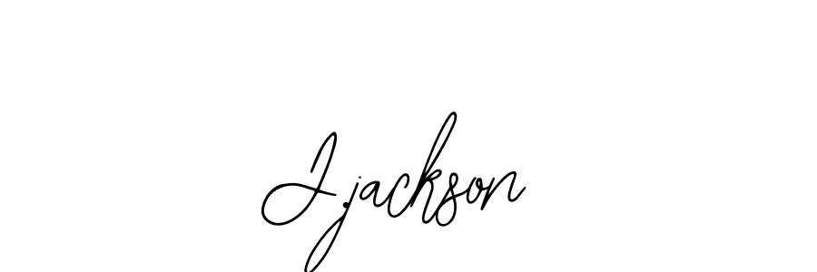 You should practise on your own different ways (Bearetta-2O07w) to write your name (J.jackson) in signature. don't let someone else do it for you. J.jackson signature style 12 images and pictures png