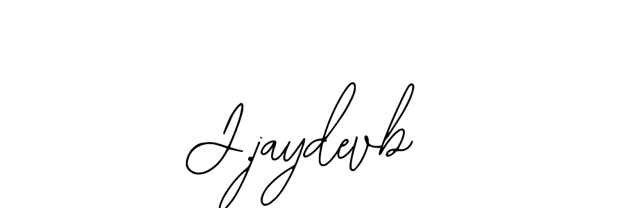 Also we have J.jaydevb name is the best signature style. Create professional handwritten signature collection using Bearetta-2O07w autograph style. J.jaydevb signature style 12 images and pictures png