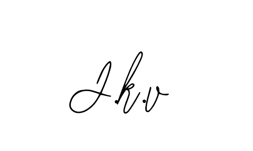 The best way (Bearetta-2O07w) to make a short signature is to pick only two or three words in your name. The name J.k.v include a total of six letters. For converting this name. J.k.v signature style 12 images and pictures png