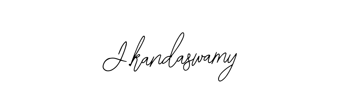 How to make J.kandaswamy name signature. Use Bearetta-2O07w style for creating short signs online. This is the latest handwritten sign. J.kandaswamy signature style 12 images and pictures png