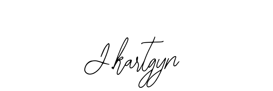 You should practise on your own different ways (Bearetta-2O07w) to write your name (J.kartgyn) in signature. don't let someone else do it for you. J.kartgyn signature style 12 images and pictures png