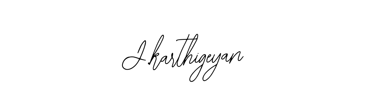 Also we have J.karthigeyan name is the best signature style. Create professional handwritten signature collection using Bearetta-2O07w autograph style. J.karthigeyan signature style 12 images and pictures png