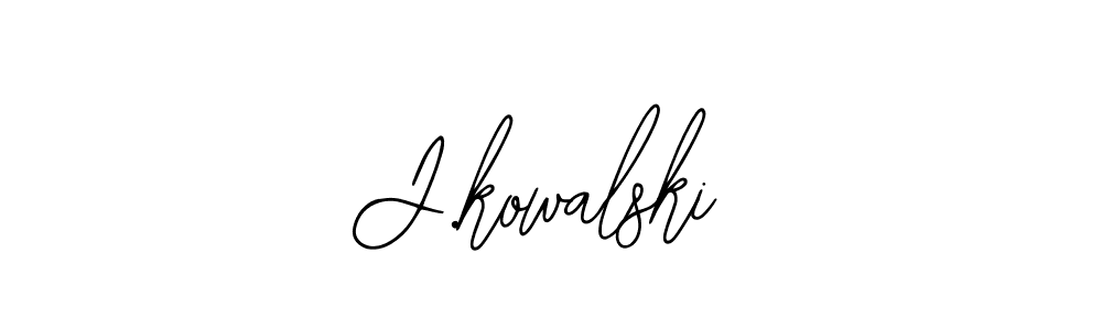 if you are searching for the best signature style for your name J.kowalski. so please give up your signature search. here we have designed multiple signature styles  using Bearetta-2O07w. J.kowalski signature style 12 images and pictures png