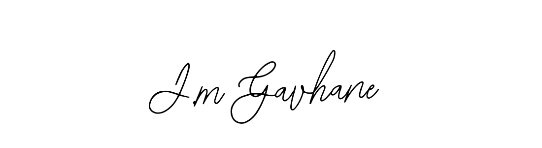 J.m Gavhane stylish signature style. Best Handwritten Sign (Bearetta-2O07w) for my name. Handwritten Signature Collection Ideas for my name J.m Gavhane. J.m Gavhane signature style 12 images and pictures png