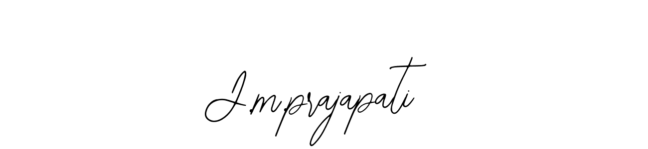 J.m.prajapati stylish signature style. Best Handwritten Sign (Bearetta-2O07w) for my name. Handwritten Signature Collection Ideas for my name J.m.prajapati. J.m.prajapati signature style 12 images and pictures png