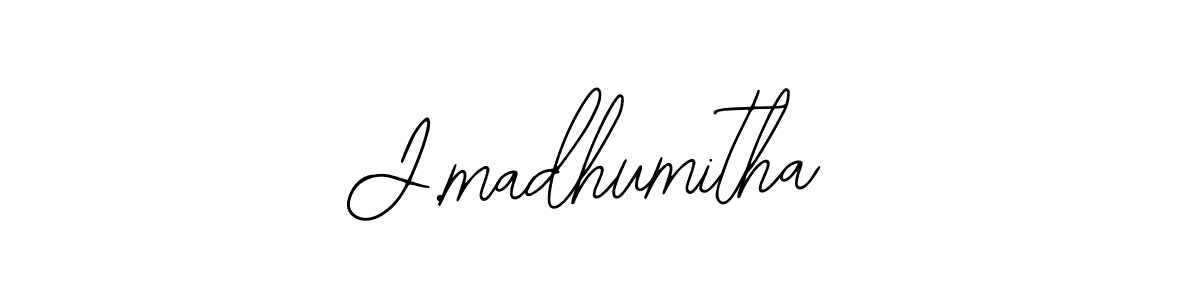 Make a beautiful signature design for name J.madhumitha. With this signature (Bearetta-2O07w) style, you can create a handwritten signature for free. J.madhumitha signature style 12 images and pictures png