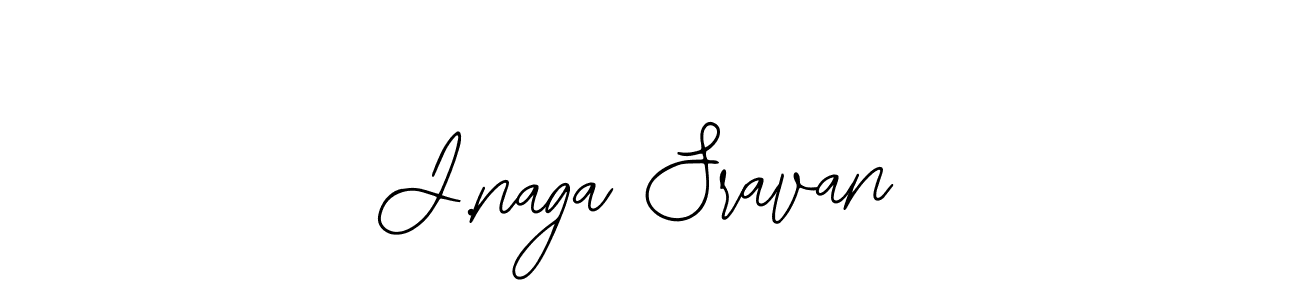 Use a signature maker to create a handwritten signature online. With this signature software, you can design (Bearetta-2O07w) your own signature for name J.naga Sravan. J.naga Sravan signature style 12 images and pictures png