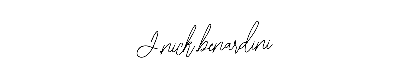 Similarly Bearetta-2O07w is the best handwritten signature design. Signature creator online .You can use it as an online autograph creator for name J.nick.benardini. J.nick.benardini signature style 12 images and pictures png