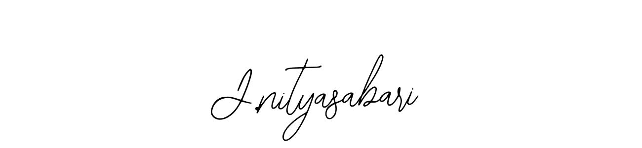 J.nityasabari stylish signature style. Best Handwritten Sign (Bearetta-2O07w) for my name. Handwritten Signature Collection Ideas for my name J.nityasabari. J.nityasabari signature style 12 images and pictures png