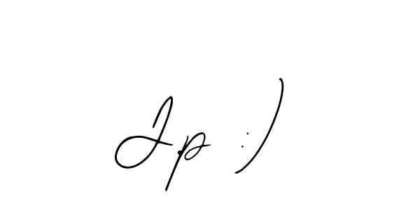 Use a signature maker to create a handwritten signature online. With this signature software, you can design (Bearetta-2O07w) your own signature for name J.p :). J.p :) signature style 12 images and pictures png