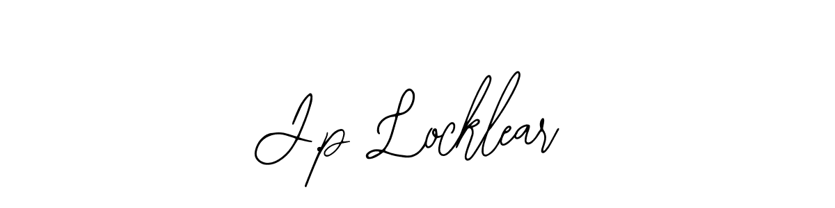 The best way (Bearetta-2O07w) to make a short signature is to pick only two or three words in your name. The name J.p Locklear include a total of six letters. For converting this name. J.p Locklear signature style 12 images and pictures png