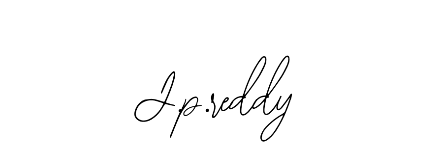 How to make J.p.reddy name signature. Use Bearetta-2O07w style for creating short signs online. This is the latest handwritten sign. J.p.reddy signature style 12 images and pictures png