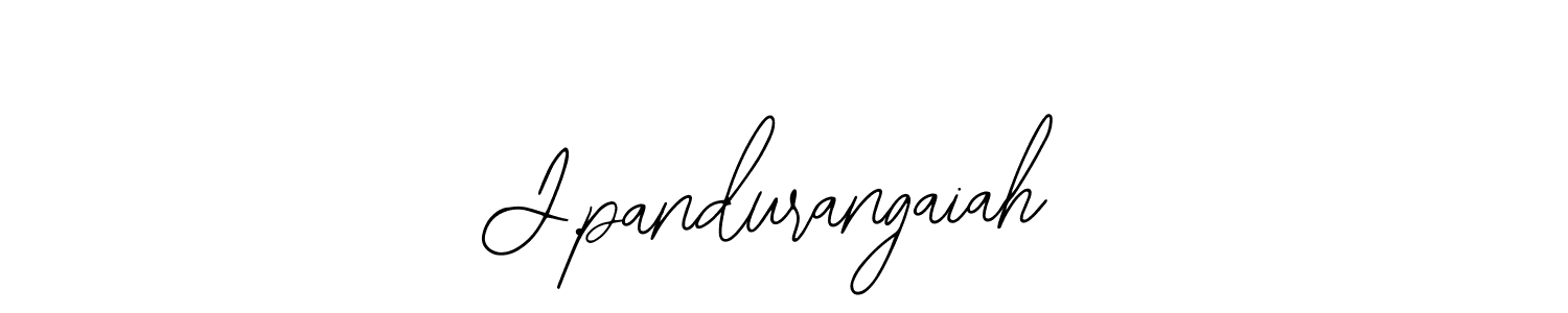 The best way (Bearetta-2O07w) to make a short signature is to pick only two or three words in your name. The name J.pandurangaiah include a total of six letters. For converting this name. J.pandurangaiah signature style 12 images and pictures png