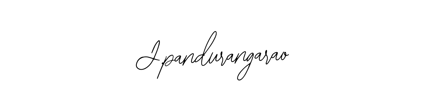 Design your own signature with our free online signature maker. With this signature software, you can create a handwritten (Bearetta-2O07w) signature for name J.pandurangarao. J.pandurangarao signature style 12 images and pictures png