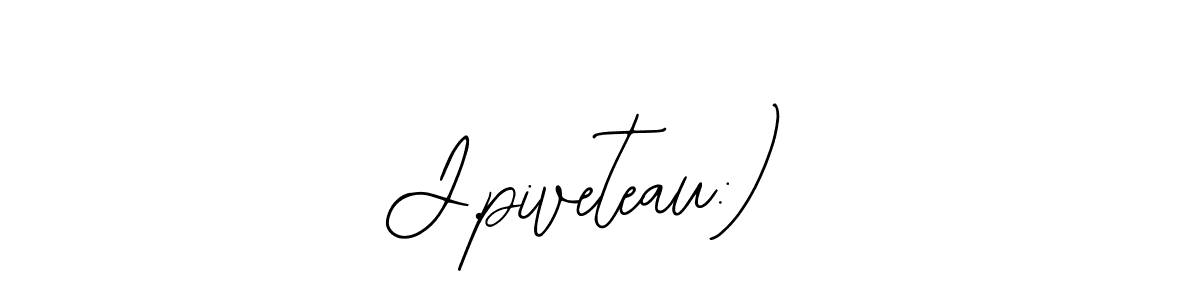 The best way (Bearetta-2O07w) to make a short signature is to pick only two or three words in your name. The name J.piveteau:) include a total of six letters. For converting this name. J.piveteau:) signature style 12 images and pictures png