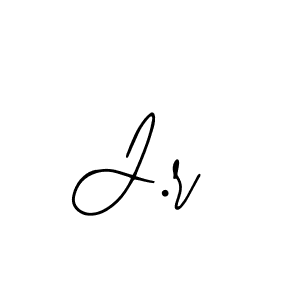 Make a beautiful signature design for name J.r. With this signature (Bearetta-2O07w) style, you can create a handwritten signature for free. J.r signature style 12 images and pictures png