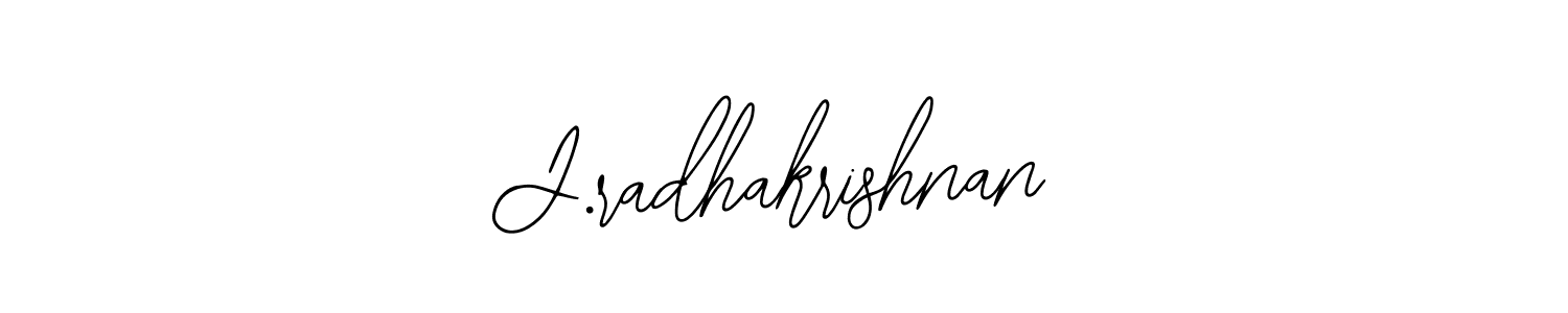 How to Draw J.radhakrishnan signature style? Bearetta-2O07w is a latest design signature styles for name J.radhakrishnan. J.radhakrishnan signature style 12 images and pictures png