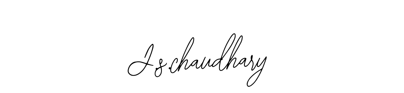 How to make J.s.chaudhary signature? Bearetta-2O07w is a professional autograph style. Create handwritten signature for J.s.chaudhary name. J.s.chaudhary signature style 12 images and pictures png