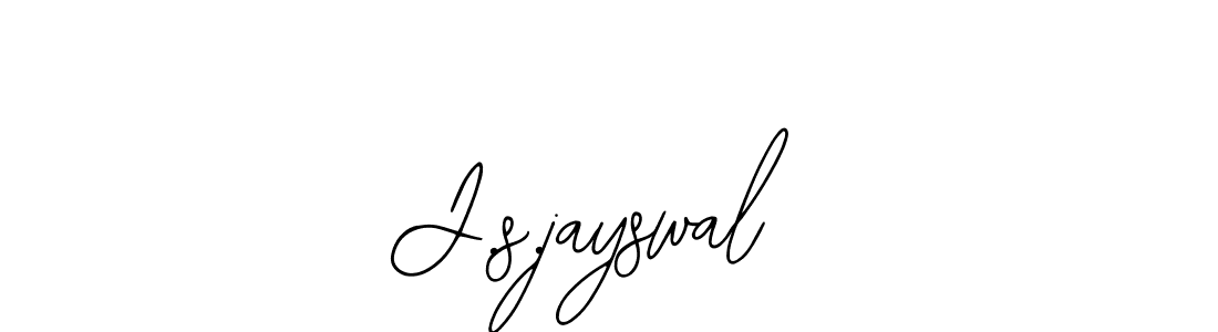 Design your own signature with our free online signature maker. With this signature software, you can create a handwritten (Bearetta-2O07w) signature for name J.s.jayswal. J.s.jayswal signature style 12 images and pictures png