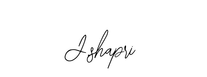 You should practise on your own different ways (Bearetta-2O07w) to write your name (J.shapri) in signature. don't let someone else do it for you. J.shapri signature style 12 images and pictures png