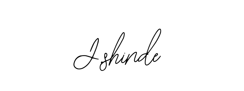 How to make J.shinde signature? Bearetta-2O07w is a professional autograph style. Create handwritten signature for J.shinde name. J.shinde signature style 12 images and pictures png