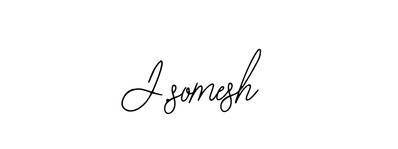 The best way (Bearetta-2O07w) to make a short signature is to pick only two or three words in your name. The name J.somesh include a total of six letters. For converting this name. J.somesh signature style 12 images and pictures png