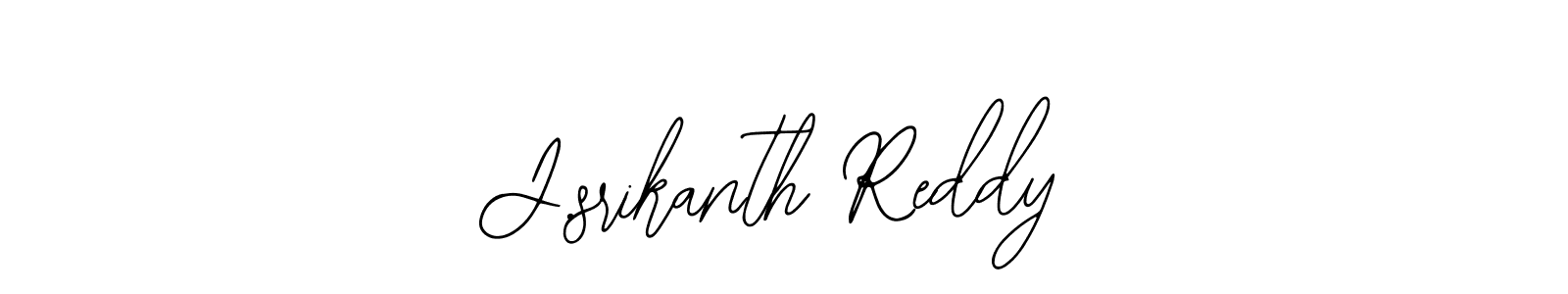 Make a beautiful signature design for name J.srikanth Reddy. With this signature (Bearetta-2O07w) style, you can create a handwritten signature for free. J.srikanth Reddy signature style 12 images and pictures png