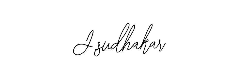 Create a beautiful signature design for name J.sudhakar. With this signature (Bearetta-2O07w) fonts, you can make a handwritten signature for free. J.sudhakar signature style 12 images and pictures png